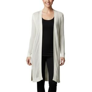 One Grey Day Los Angeles White Open Front Cardigan Women Size Small NWT